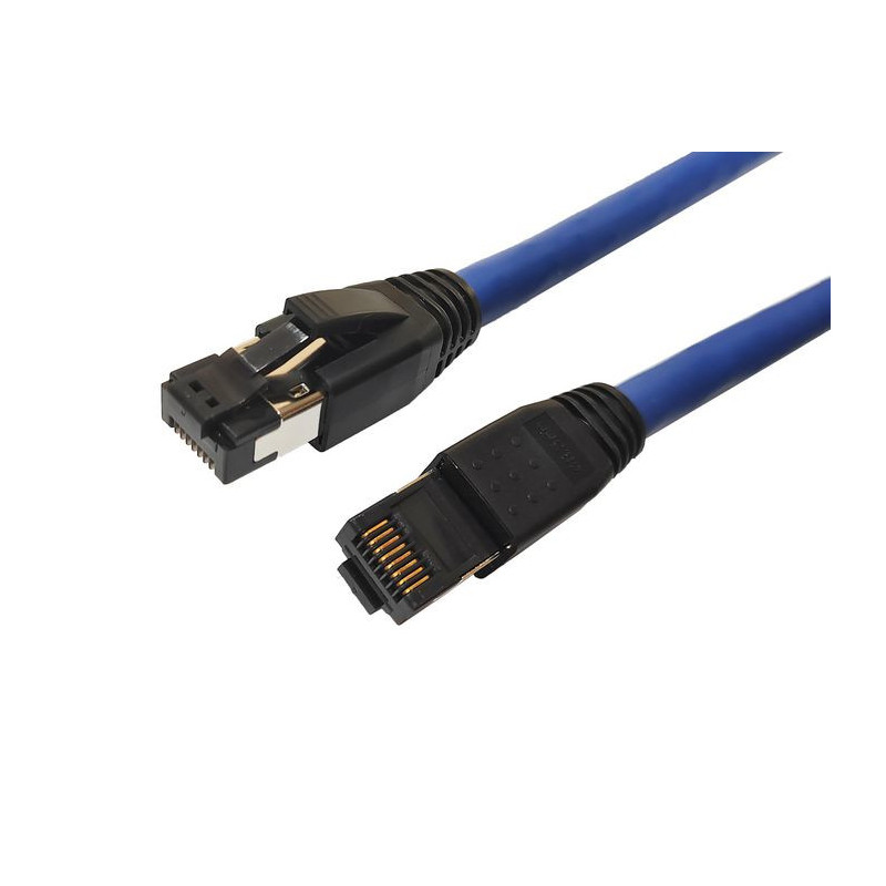 Microconnect MC-SFTP80025B câble de réseau Bleu 0,25 m Cat8.1 S/FTP (S-STP)