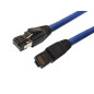 Microconnect MC-SFTP80025B câble de réseau Bleu 0,25 m Cat8.1 S/FTP (S-STP)