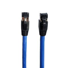 Microconnect MC-SFTP80025B câble de réseau Bleu 0,25 m Cat8.1 S/FTP (S-STP)