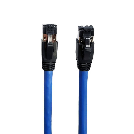 Microconnect MC-SFTP80025B câble de réseau Bleu 0,25 m Cat8.1 S/FTP (S-STP)
