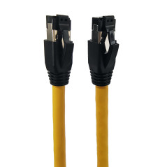Microconnect MC-SFTP80025Y câble de réseau Jaune 0,25 m Cat8.1 S/FTP (S-STP)
