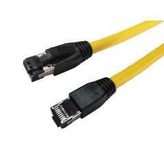 Microconnect MC-SFTP8005Y câble de réseau Jaune 0,5 m Cat8.1 S/FTP (S-STP)