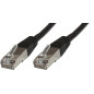 Microconnect SSTP6015S câble de réseau Noir 1,5 m Cat6 S/FTP (S-STP)