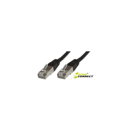 Microconnect SSTP CAT6 5M câble de réseau Noir