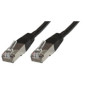 Microconnect 0.25m Cat6 RJ-45 câble de réseau Noir 0,25 m F/UTP (FTP)