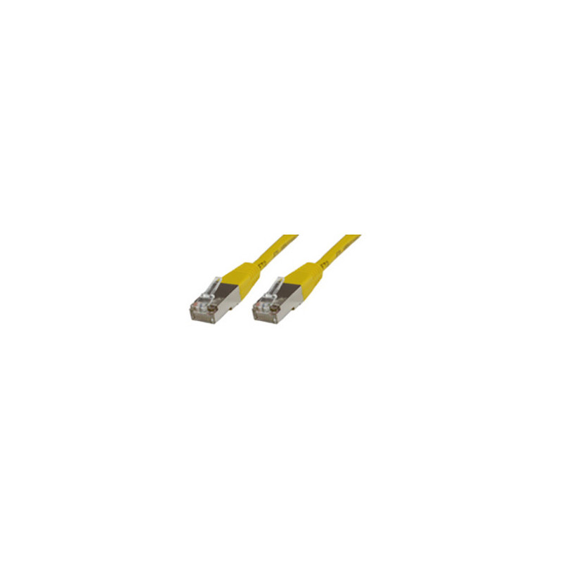 Microconnect 0.25m Cat6 RJ-45 câble de réseau Jaune 0,25 m F/UTP (FTP)