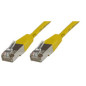 Microconnect 0.25m Cat6 RJ-45 câble de réseau Jaune 0,25 m F/UTP (FTP)