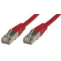 Microconnect 1m Cat6 FTP câble de réseau Rouge