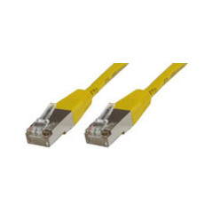 Microconnect 1m Cat6 FTP câble de réseau Jaune