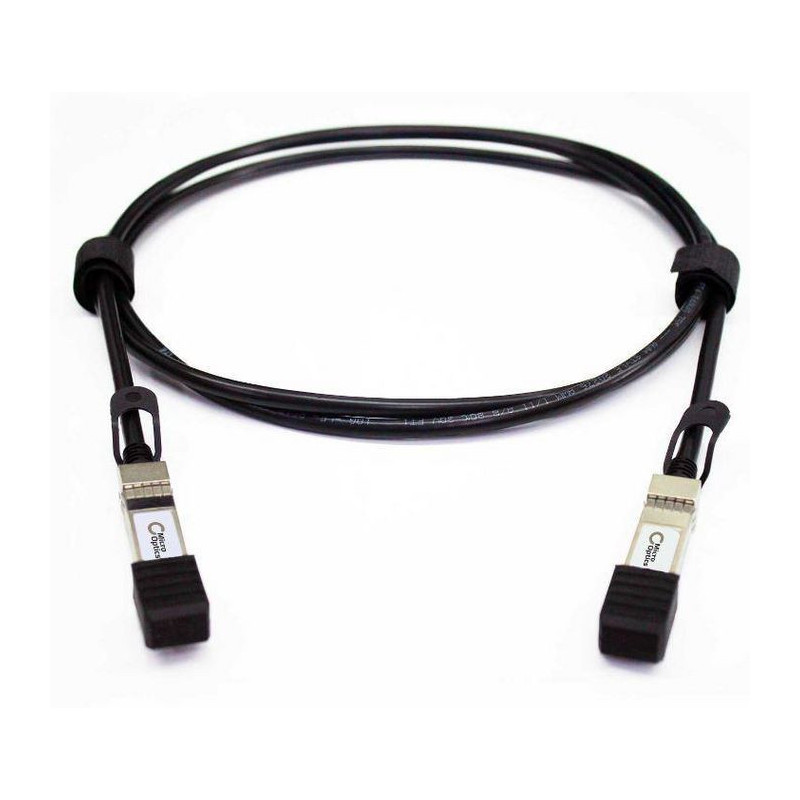 MicroOptics MO-CB-DASFO-0.5M câble d'InfiniBand 0,5 m SFP+ Noir
