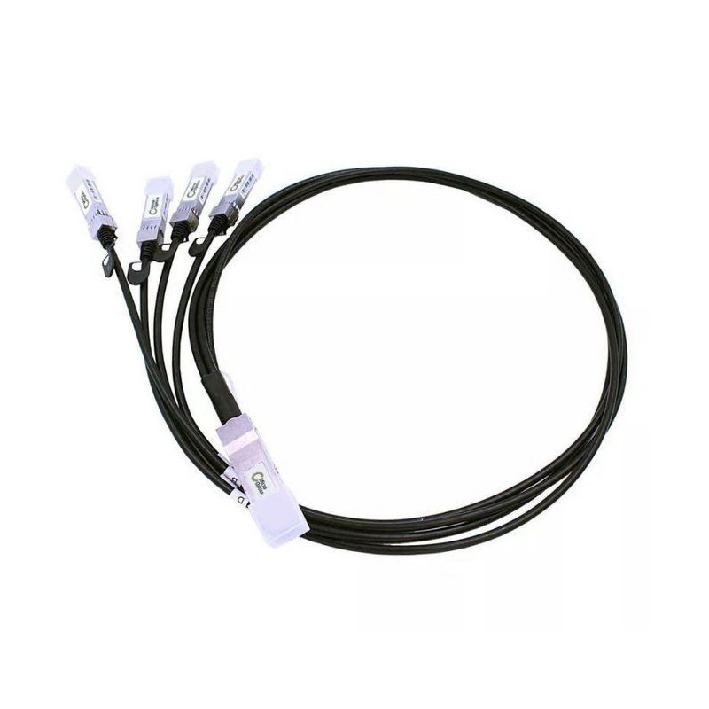 MicroOptics MO-MC2609130-003 câble d'InfiniBand 3 m QSFP+ 4x SFP+ Noir