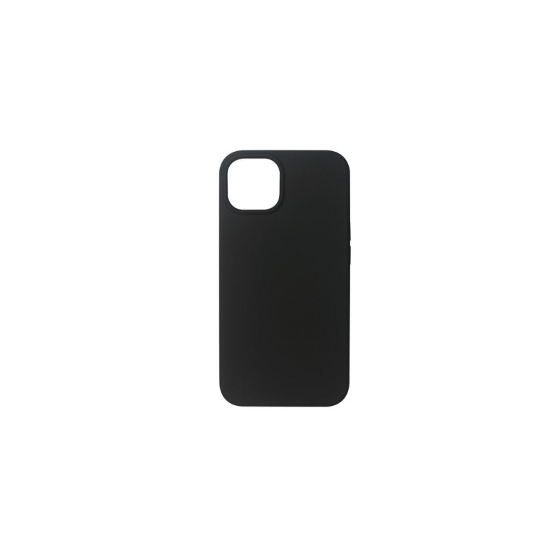 eSTUFF Black silk-touch silicone case for iPhone 13 mini coque de protection pour téléphones portables 13,7 cm (5.4") Housse