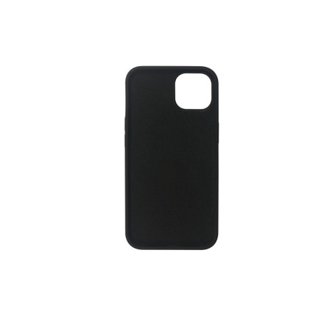 eSTUFF Black silk-touch silicone case for iPhone 13 coque de protection pour téléphones portables 15,5 cm (6.1") Housse Noir