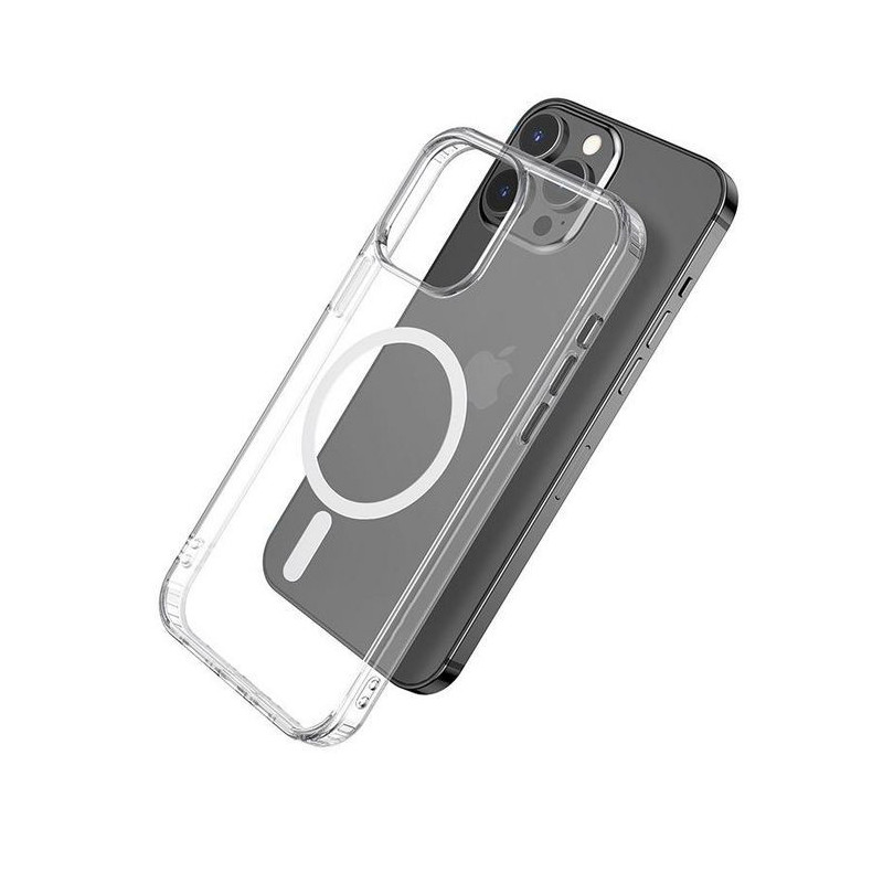 eSTUFF Magnetic Hybrid Clear Case for iPhone 13 Pro coque de protection pour téléphones portables 15,5 cm (6.1") Housse