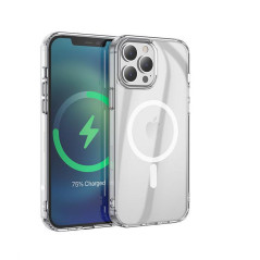 eSTUFF Magnetic Hybrid Clear Case for iPhone 13 Pro coque de protection pour téléphones portables 15,5 cm (6.1") Housse