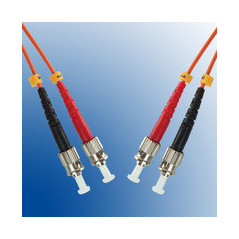 Microconnect FIB112001 câble de fibre optique 1 m ST Orange