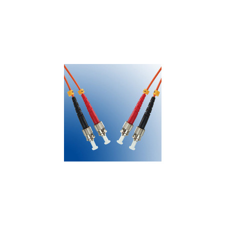 Microconnect FIB112001 câble de fibre optique 1 m ST Orange
