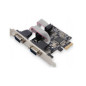 Microconnect MC-PCIE-MCS2S carte et adaptateur d'interfaces Interne Série