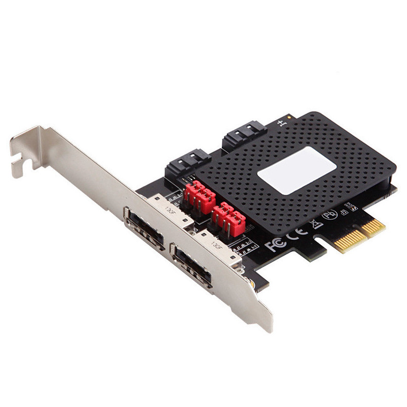 Microconnect MC-SATA3-T4 carte et adaptateur d'interfaces Interne SATA, eSATA