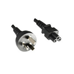 Microconnect PE150818 câble électrique Noir 1,8 m Prise d'alimentation type I Coupleur C5