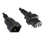 Microconnect PE152018 câble électrique Noir 1,8 m Coupleur C20 Coupleur C15