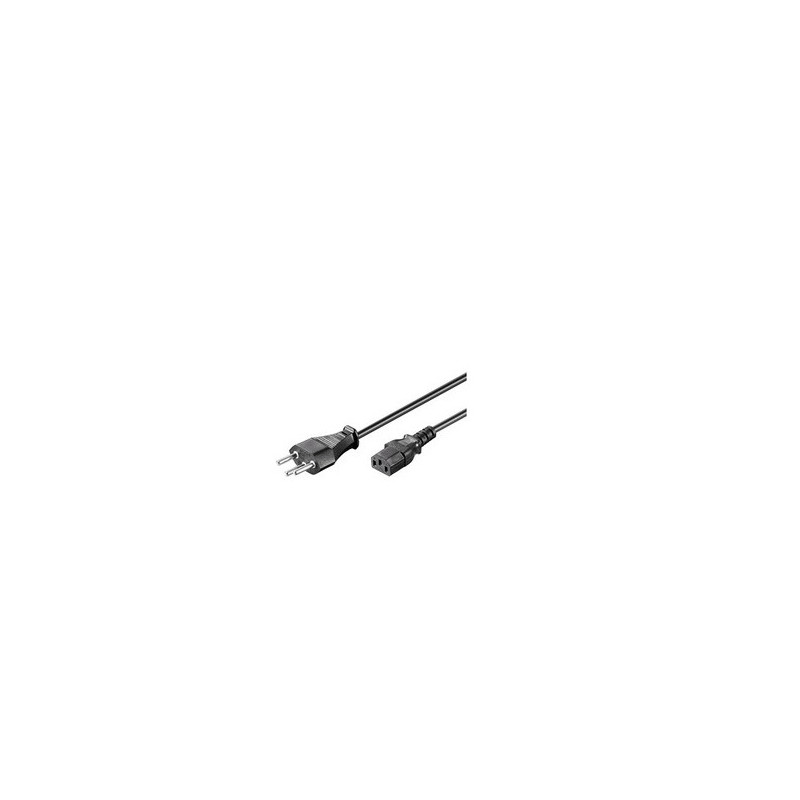 Microconnect PE160418 câble électrique Noir 1,8 m Prise d'alimentation type J Coupleur C13