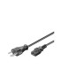 Microconnect PE160418 câble électrique Noir 1,8 m Prise d'alimentation type J Coupleur C13