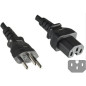 Microconnect PE160518 câble électrique Noir 1,8 m Coupleur C15