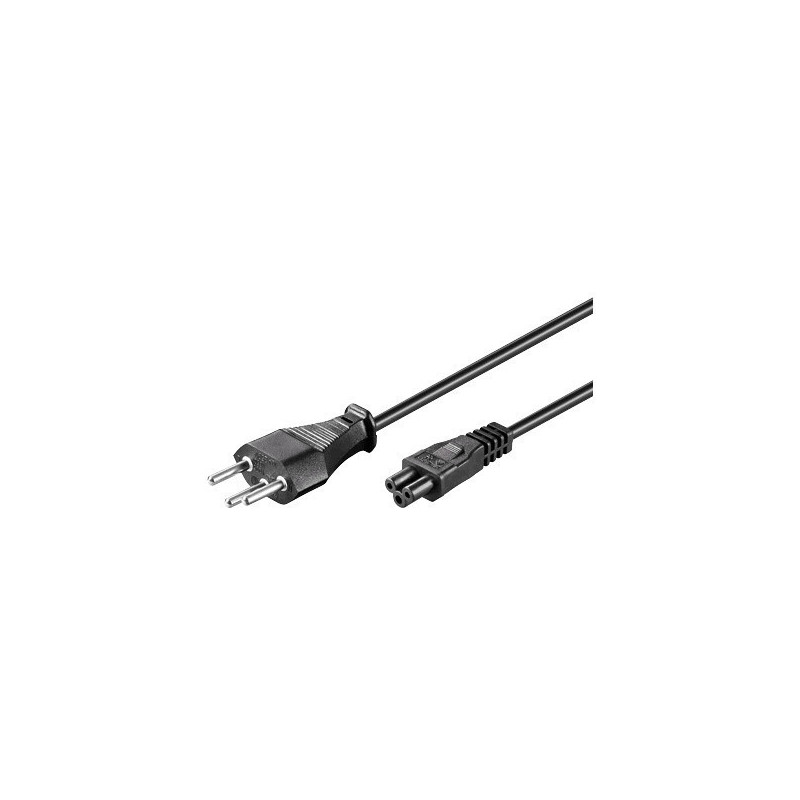 Microconnect PE160830 câble électrique Noir 3 m Prise d'alimentation type J Coupleur C5