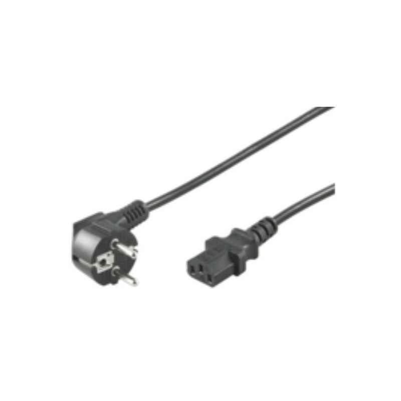 Microconnect PE010405 câble électrique Noir 0,5 m Coupleur C13 CEE7/7