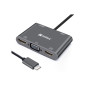 Sandberg USB-C Dock 2xHDMI+1xVGA+USB+PD